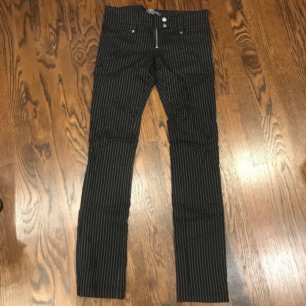 Lip Service Gangsta Pranksta pinstripe pants